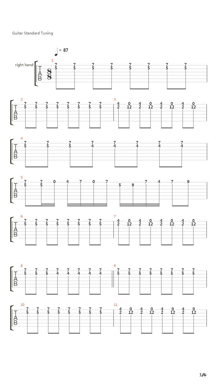 Peach Plum Pear吉他谱
