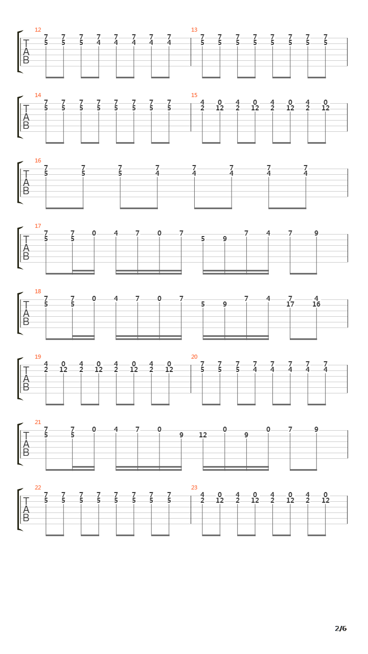 Peach Plum Pear吉他谱