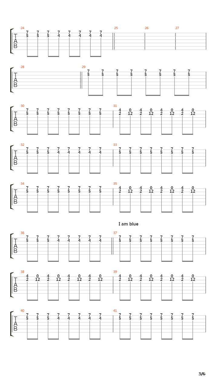 Peach Plum Pear吉他谱