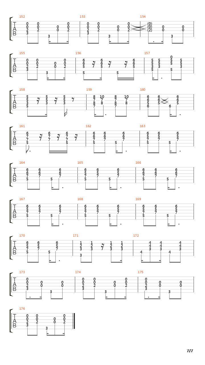 Nacao吉他谱