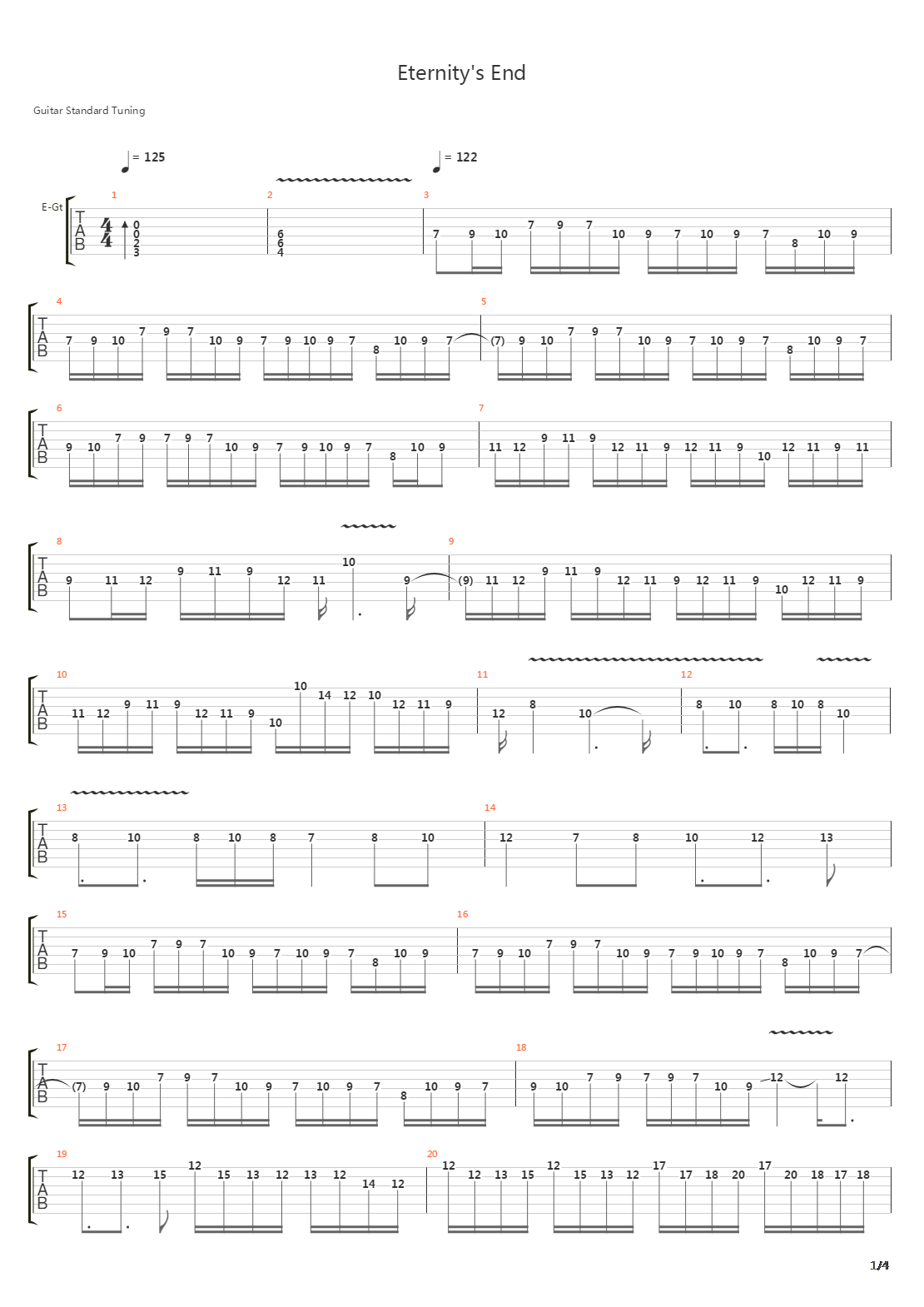 Eternity End - Gpx吉他谱