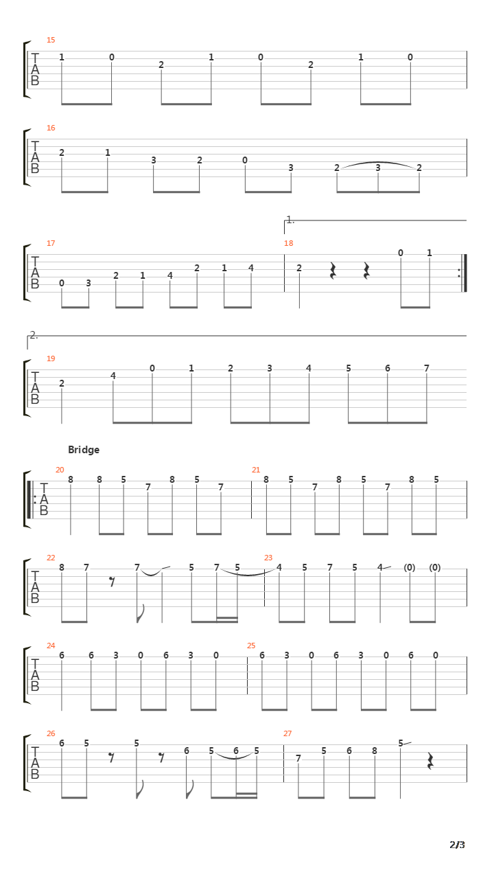 El Camino Del Che吉他谱