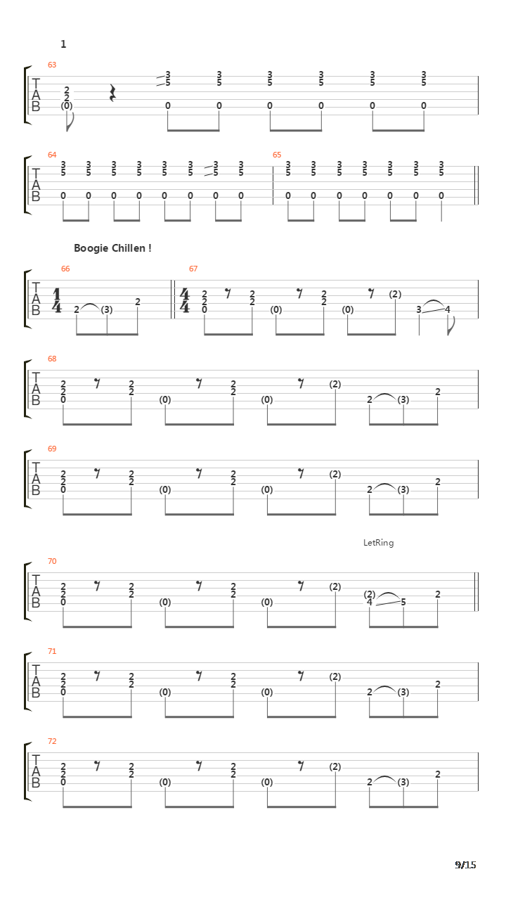 Boogie Chillun吉他谱