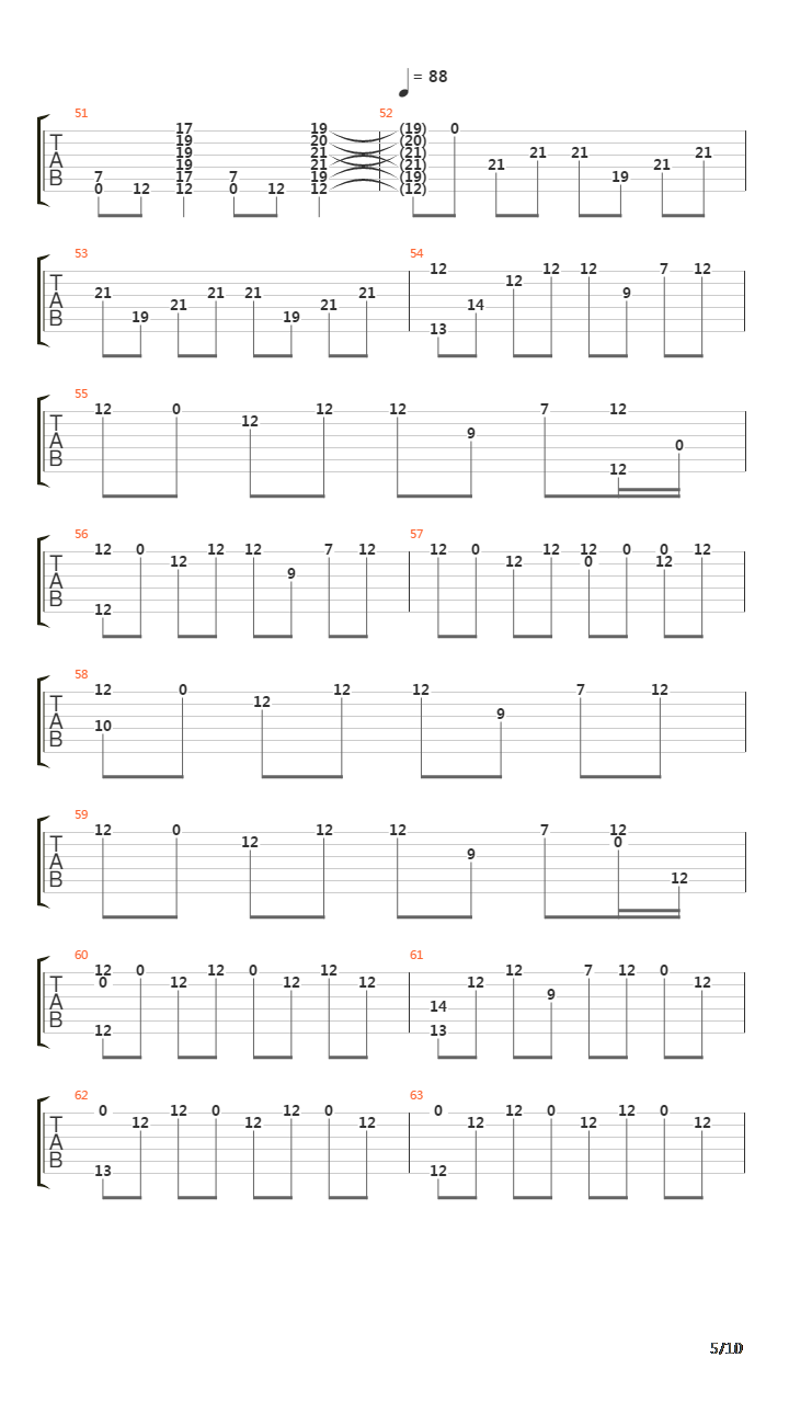 Music吉他谱