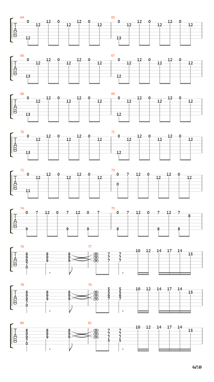 Music吉他谱