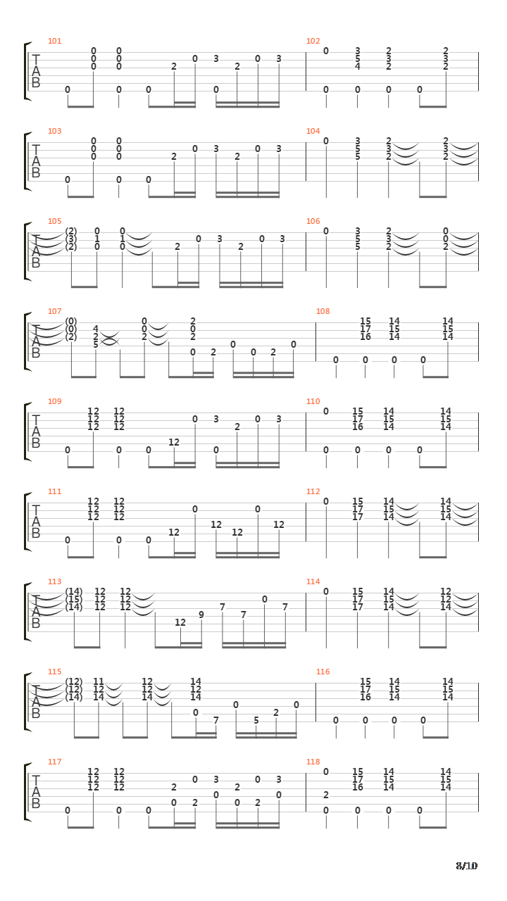 Music吉他谱