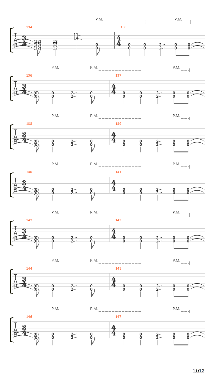 Throne Vertigo吉他谱