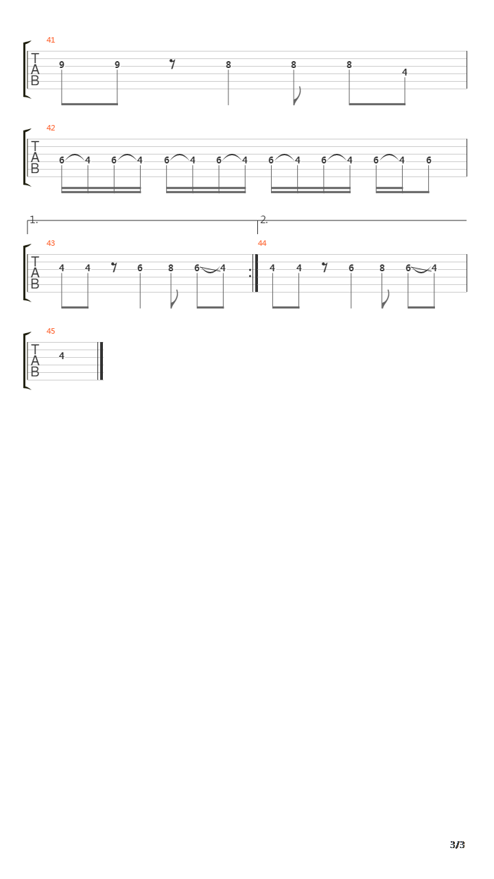 Constant Headache吉他谱