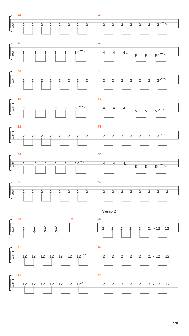 To The Tune Of 5000 Screaming Children吉他谱
