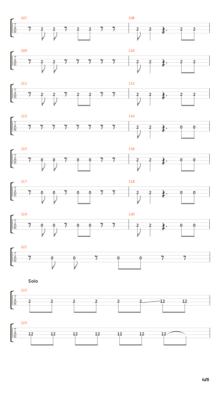 To The Tune Of 5000 Screaming Children吉他谱