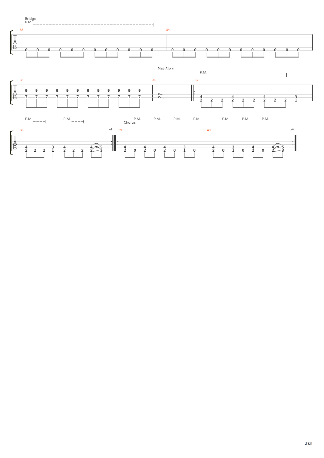 Cut In Two吉他谱