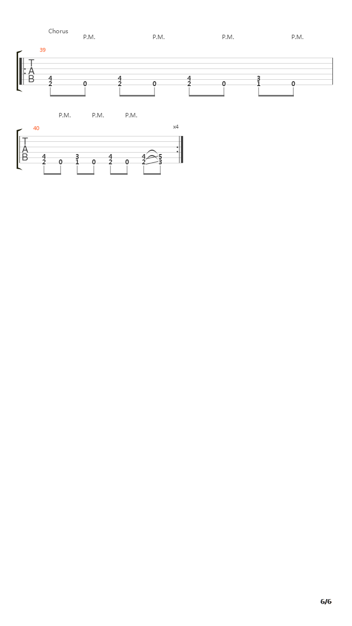 Cut In Two吉他谱