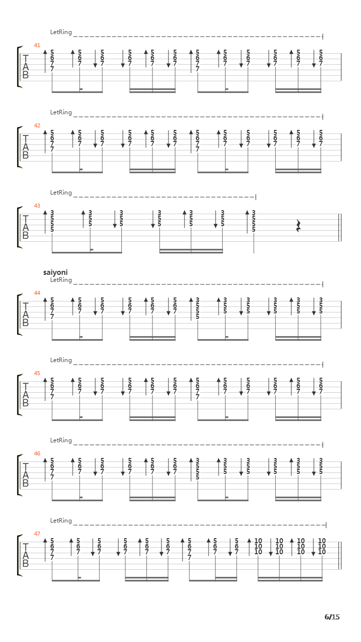 Saiyonee吉他谱