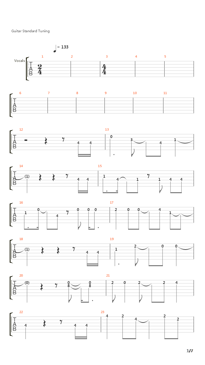 Sakebi吉他谱