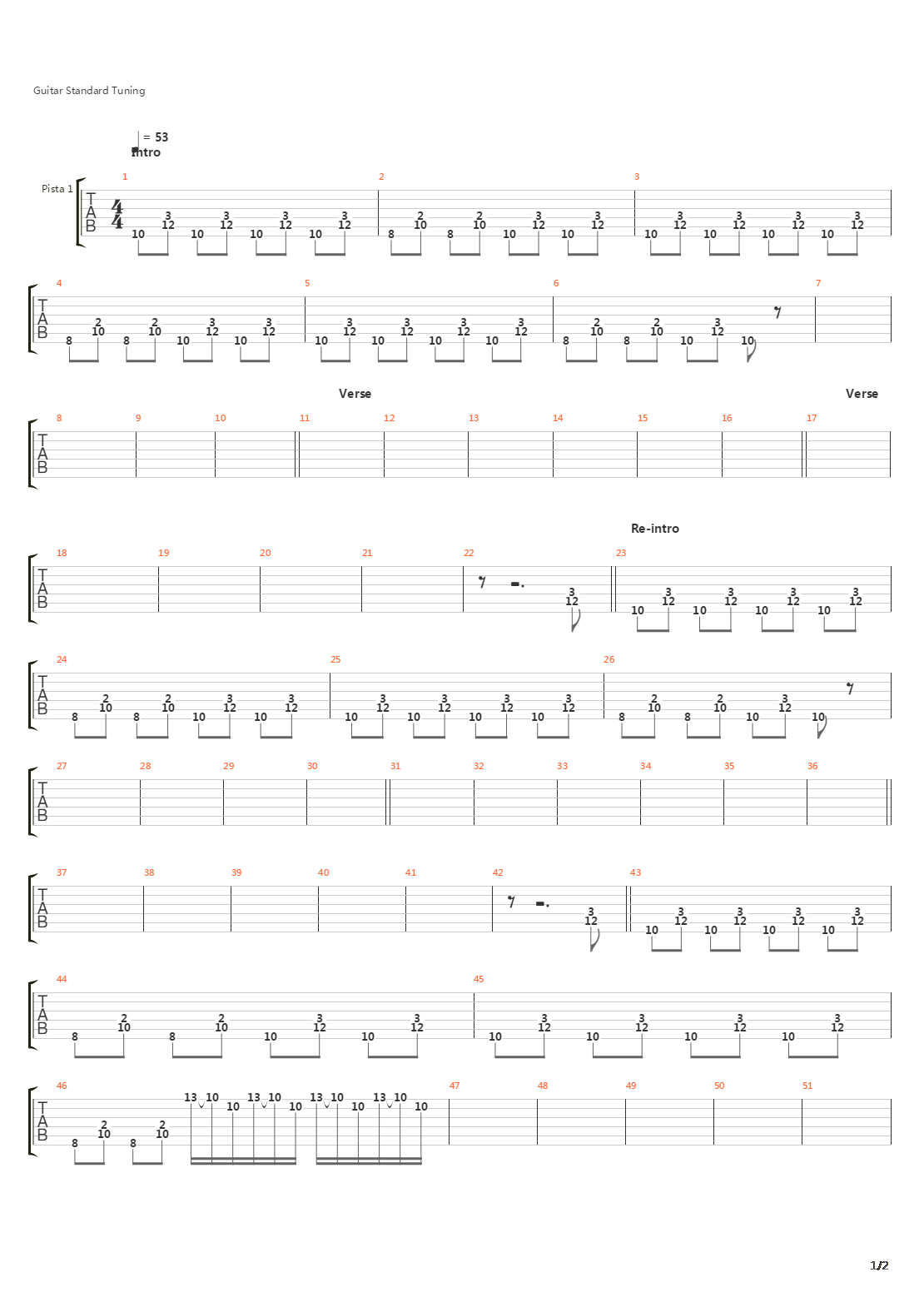 170吉他谱