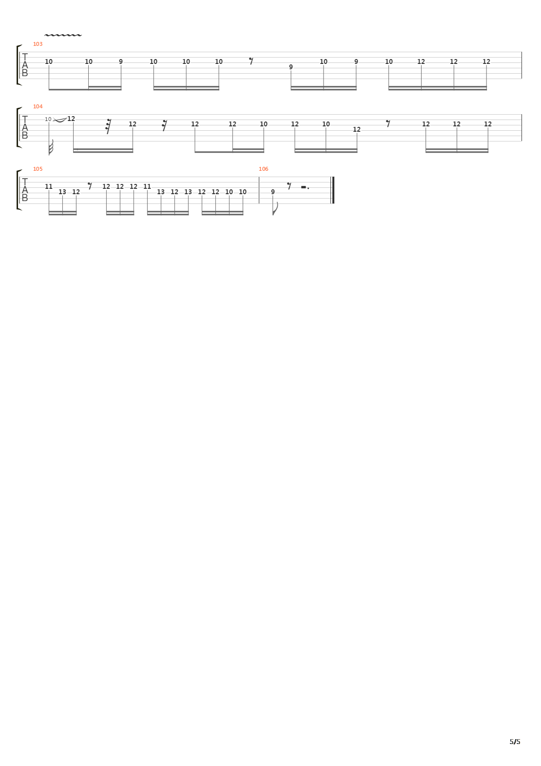 Maestro吉他谱