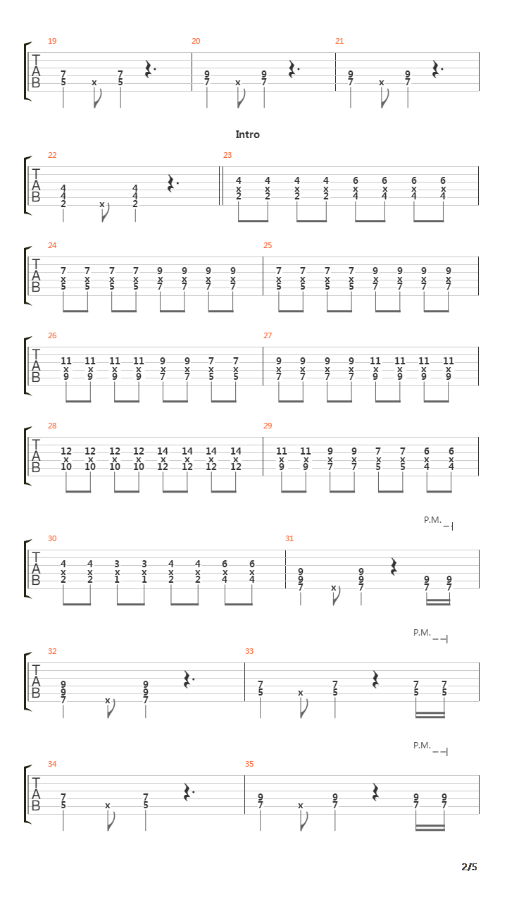 Doy吉他谱