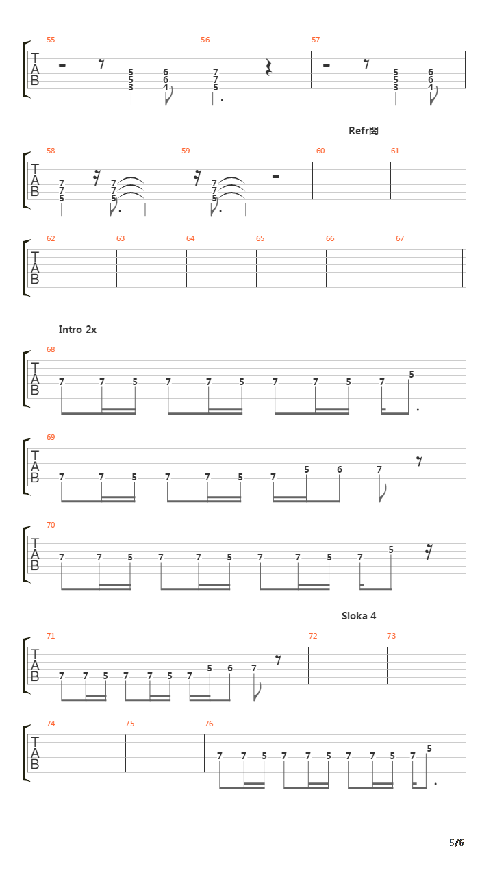 Lesn Manekn吉他谱