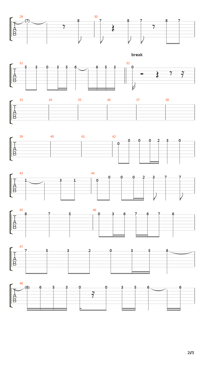 Der Kapitan吉他谱