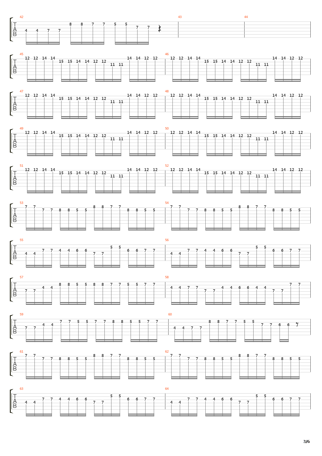 1986吉他谱