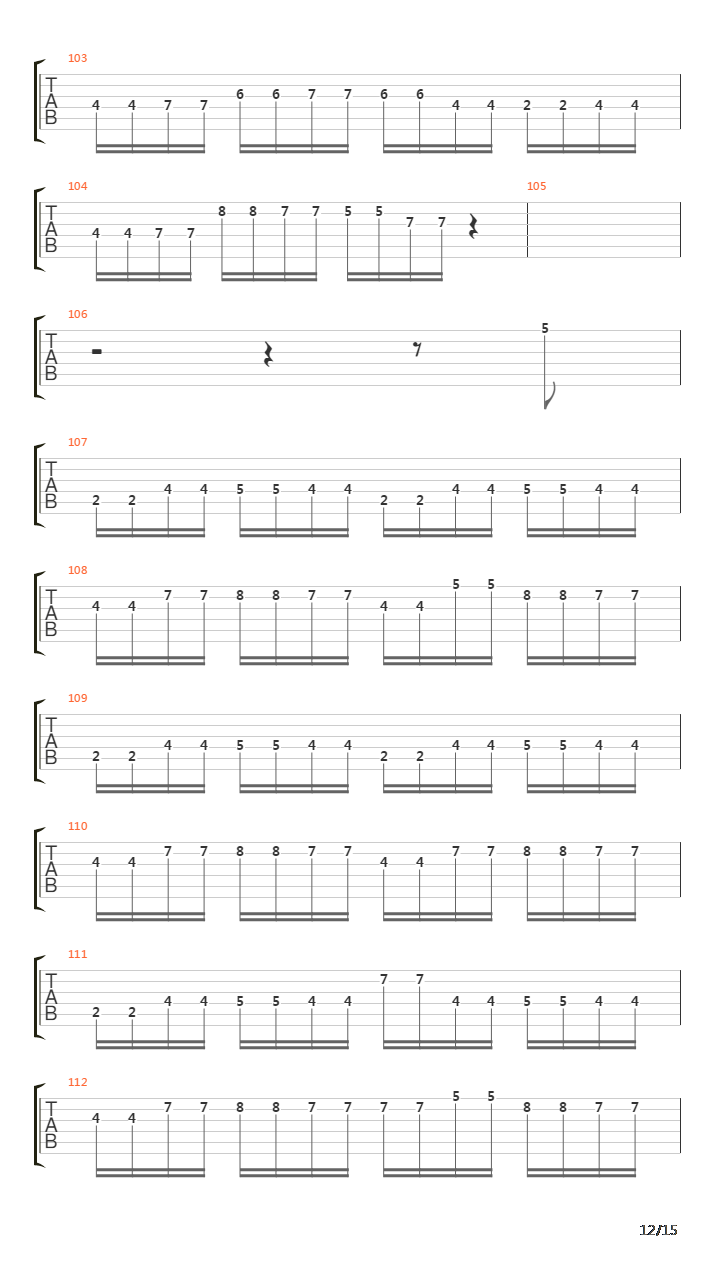 1986吉他谱