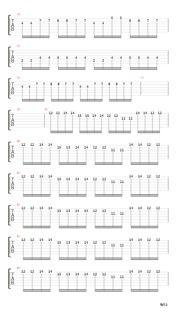 1986吉他谱