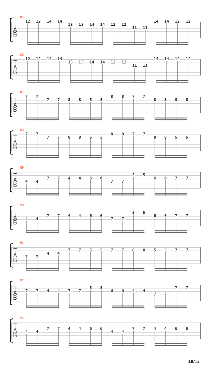 1986吉他谱