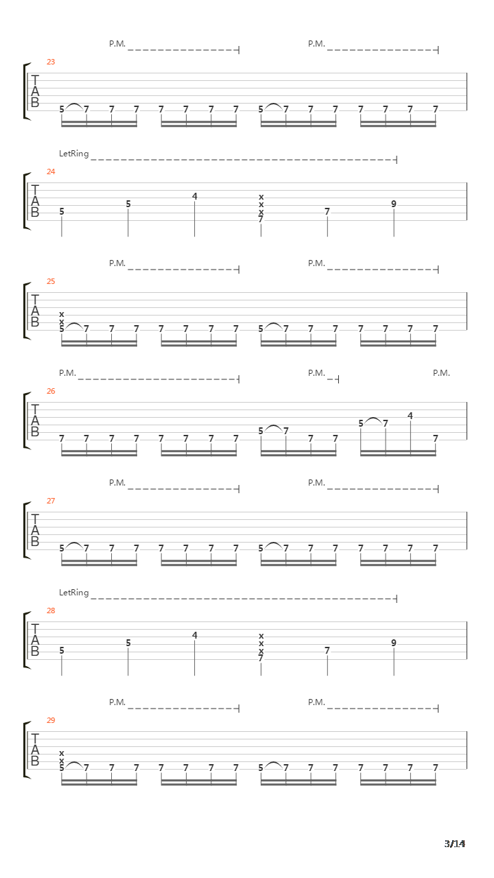 Furytale吉他谱