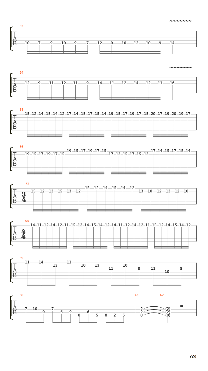 Opus 1吉他谱