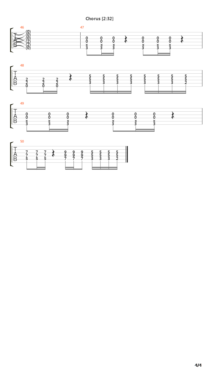 Streets吉他谱