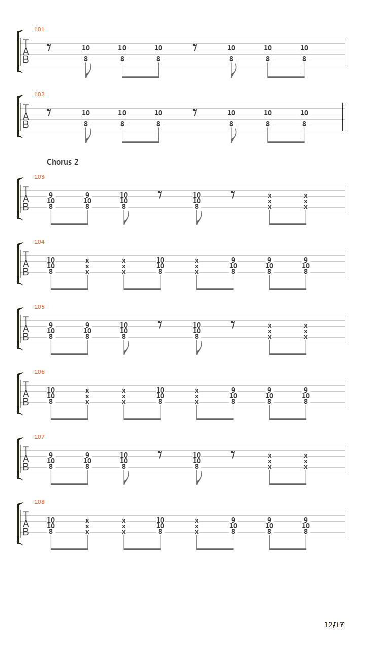 Deiche吉他谱