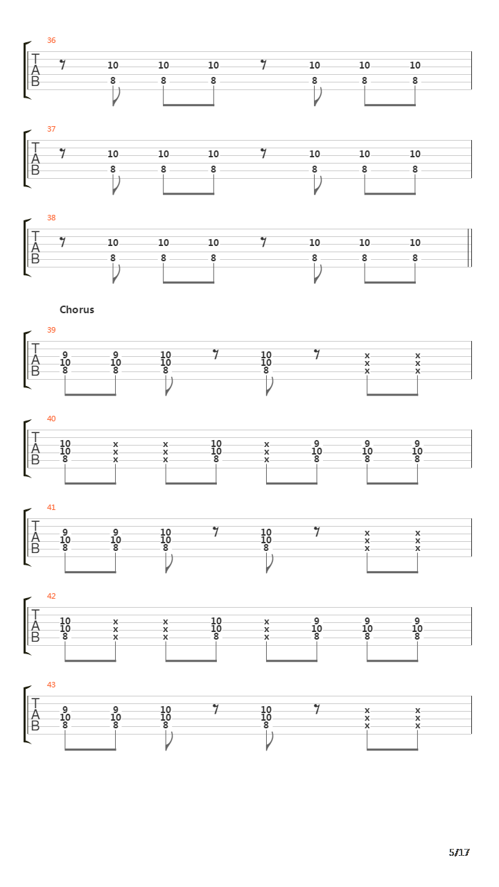 Deiche吉他谱