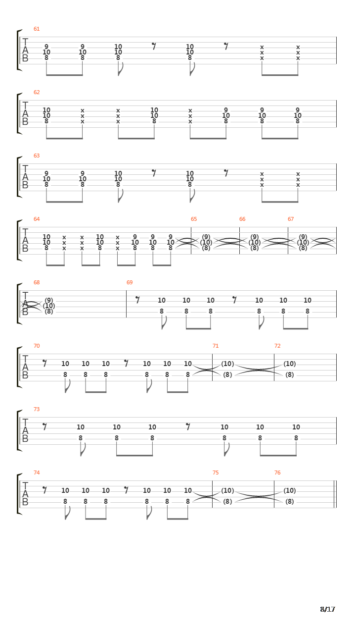 Deiche吉他谱