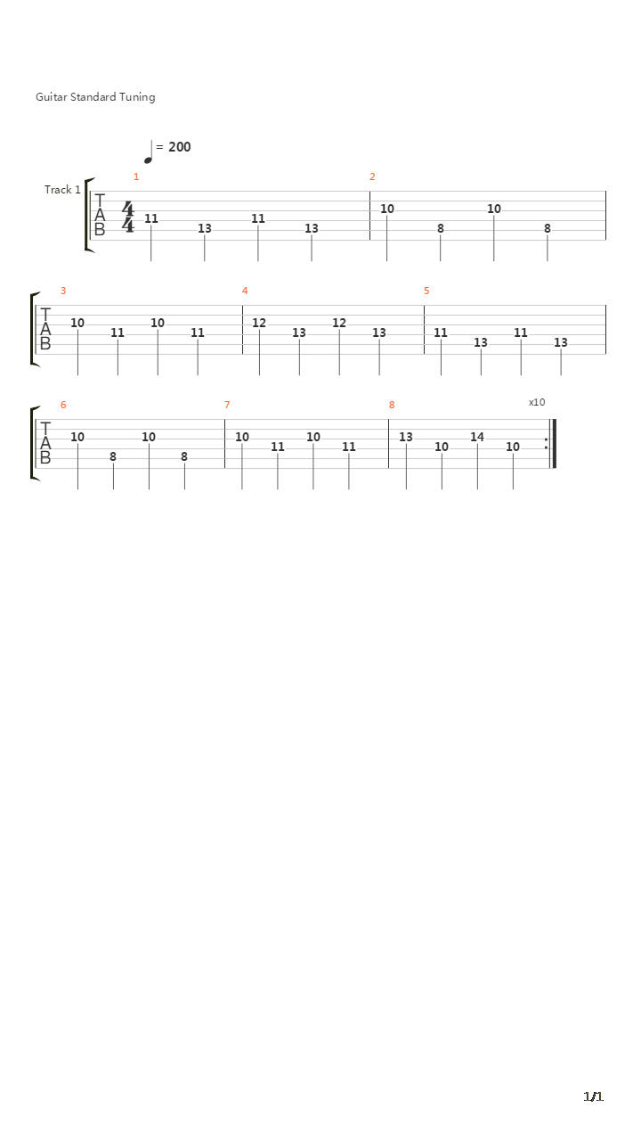 Lullaby For A Dead Man吉他谱