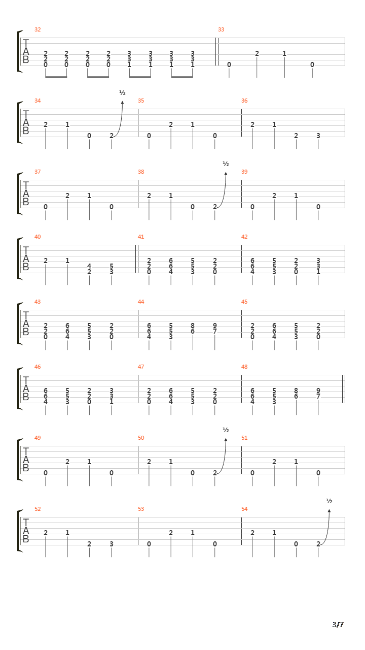 Dod吉他谱
