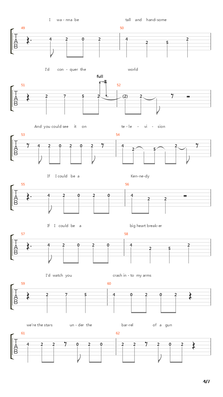 Kennedy吉他谱