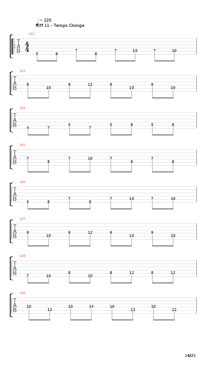 The Prey吉他谱