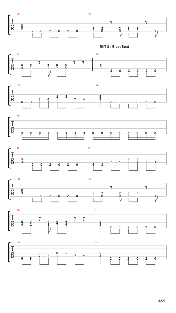The Prey吉他谱