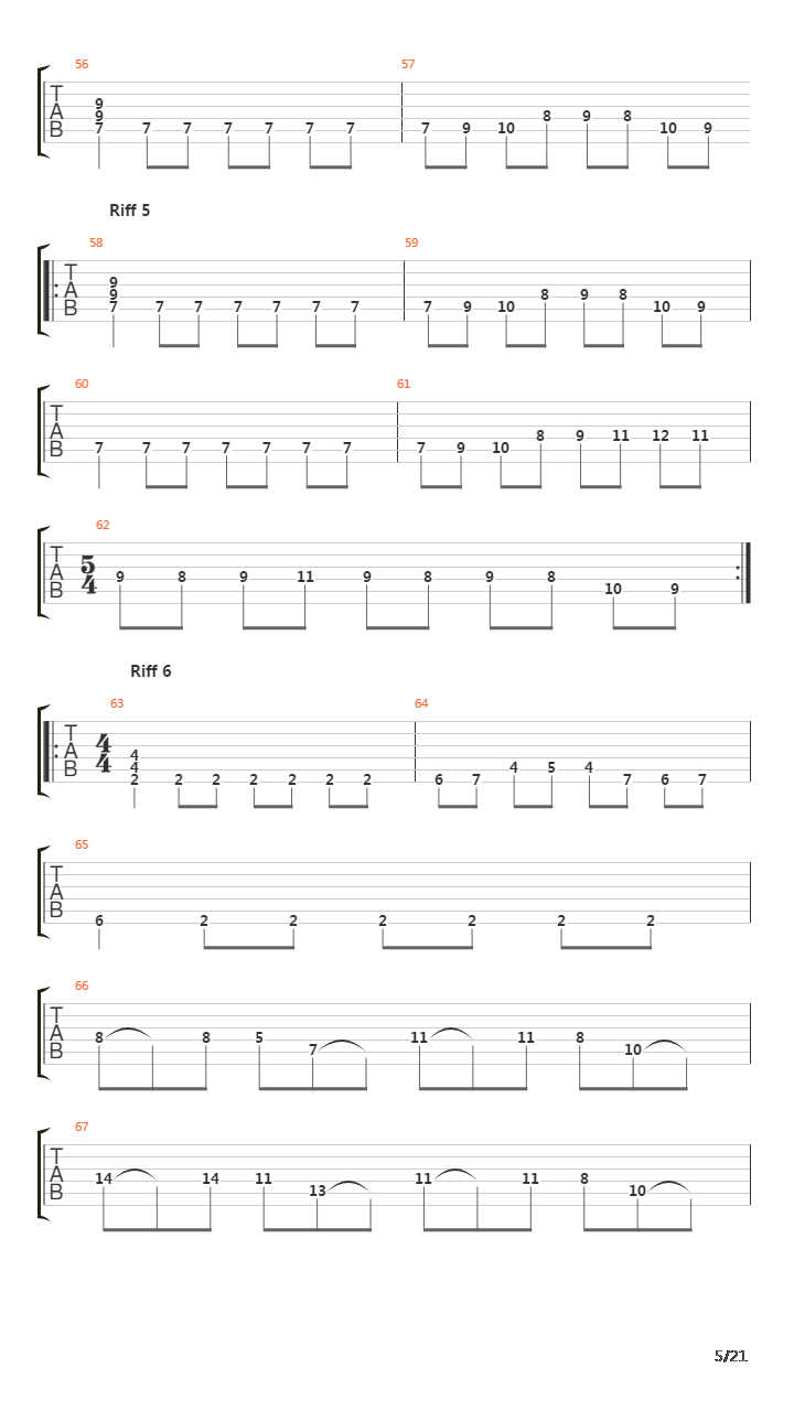 The Prey吉他谱
