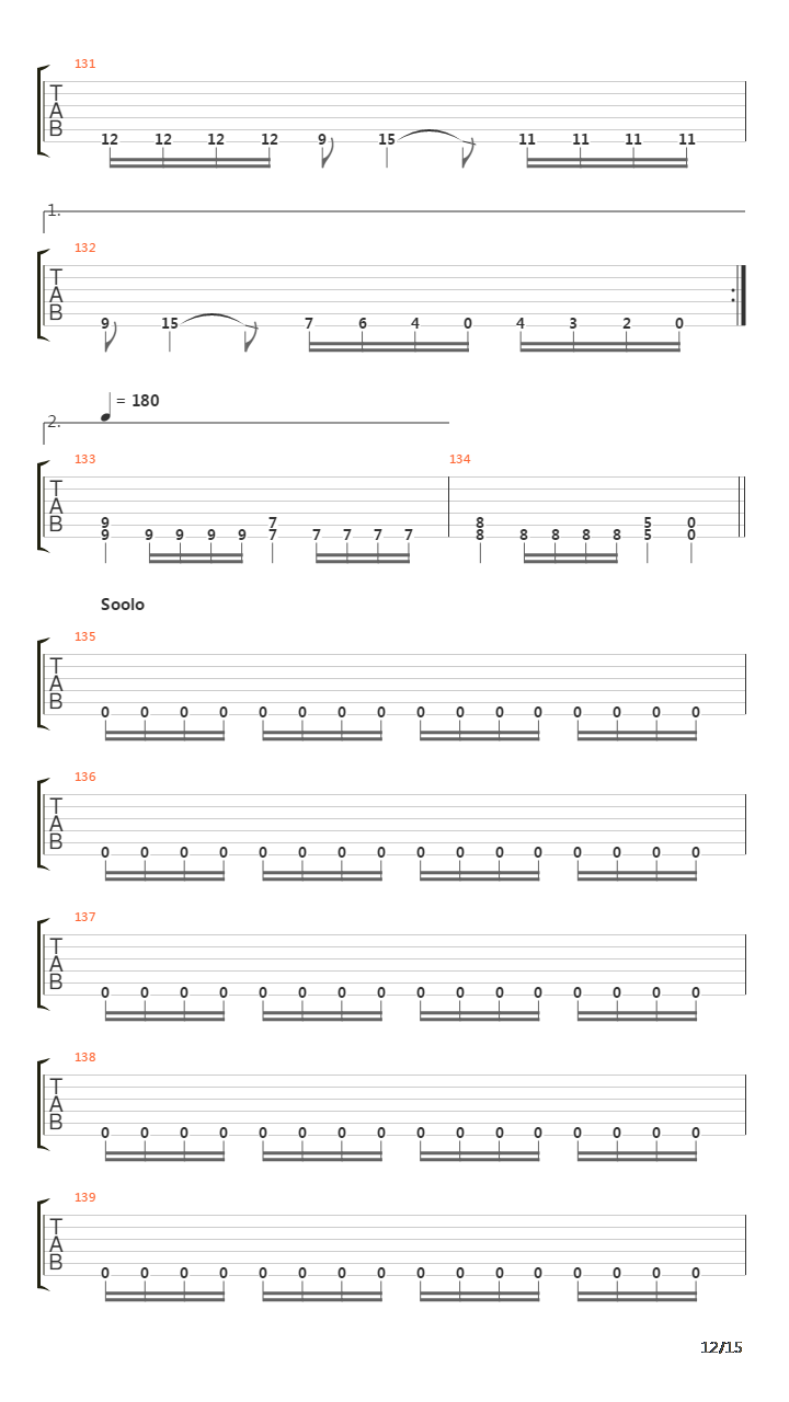 Conqueror吉他谱