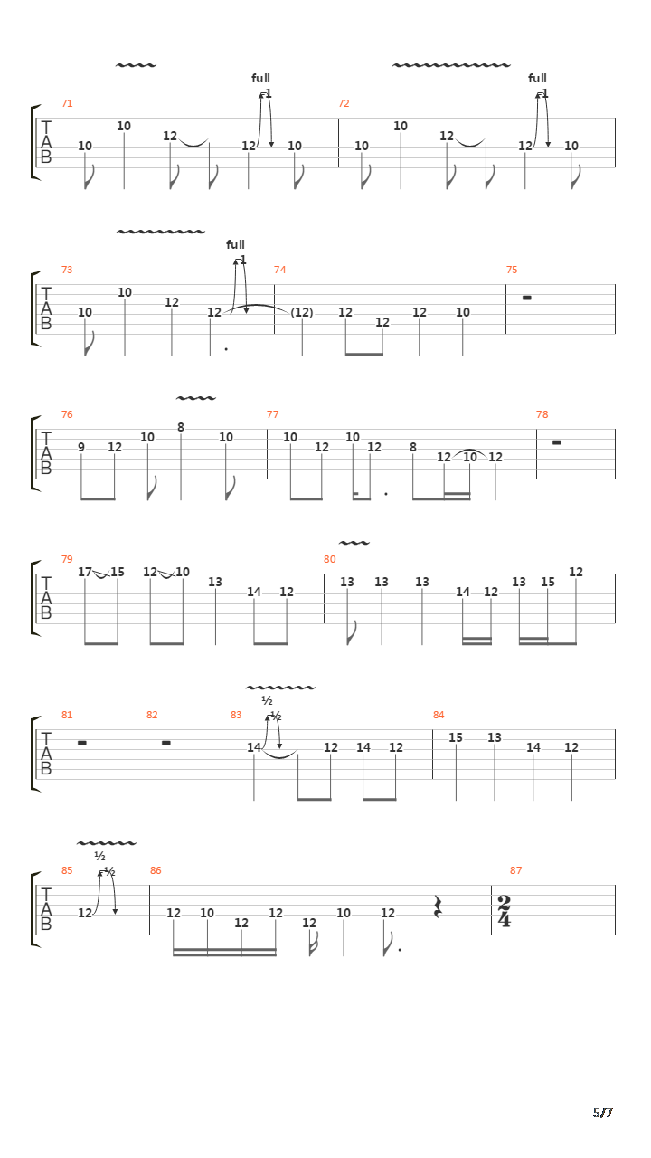 Jubel吉他谱