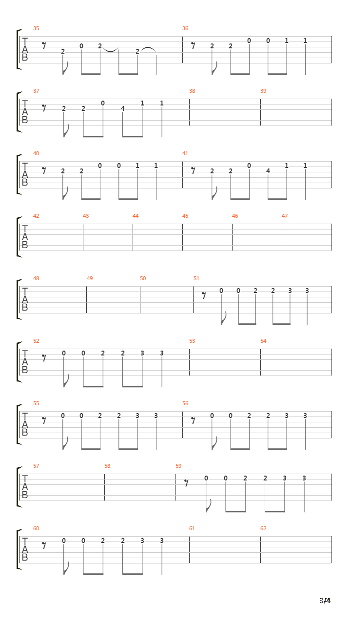 Lied Vom Pferd吉他谱