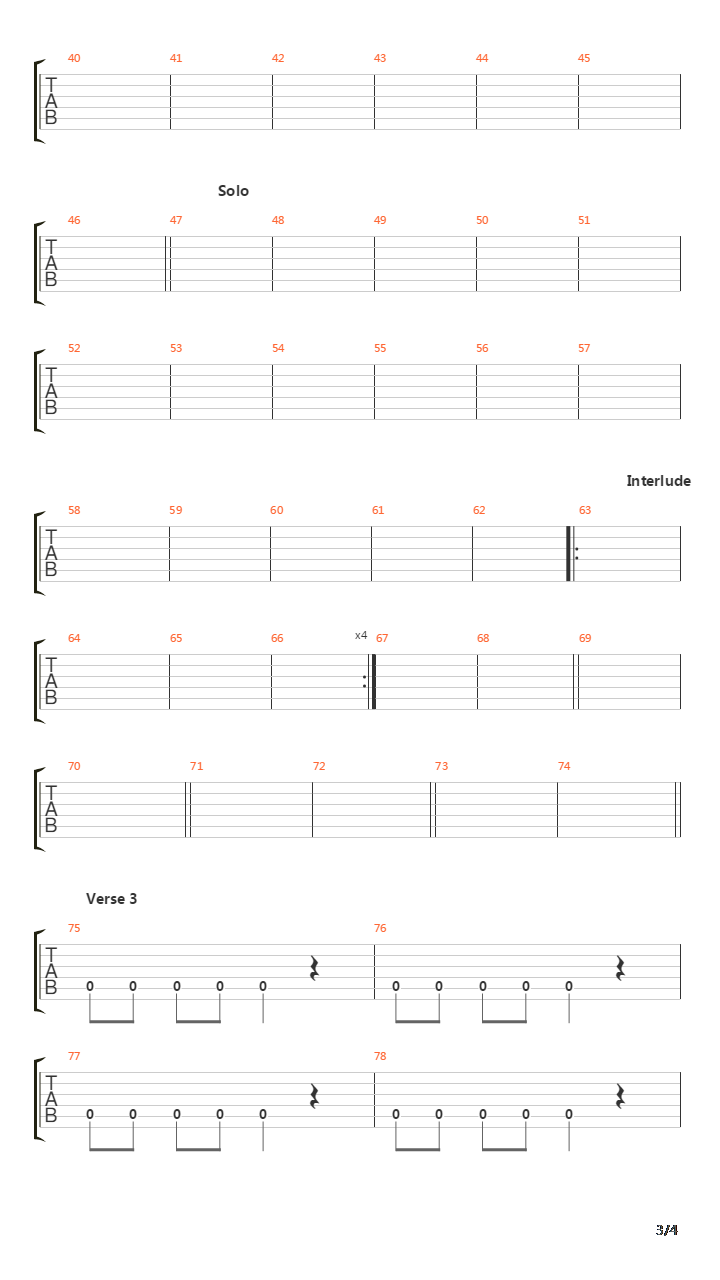 Russian Vodka吉他谱