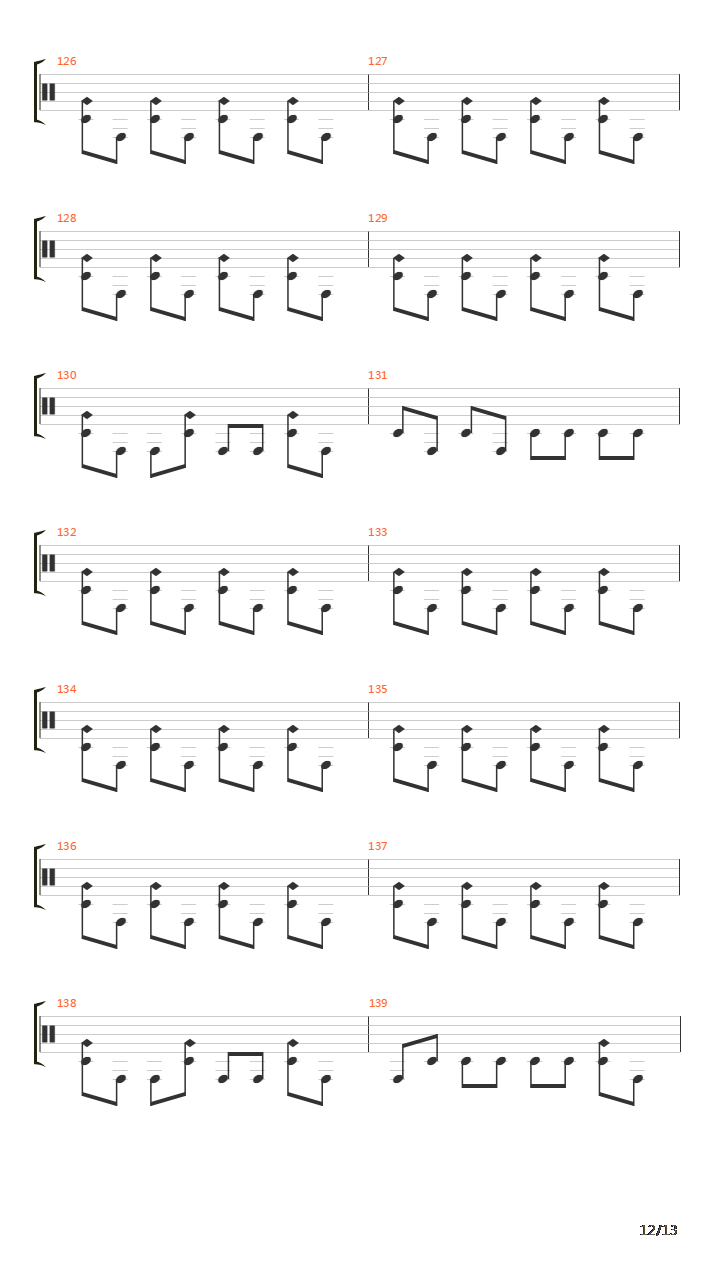 200 Udarov V Minutu吉他谱