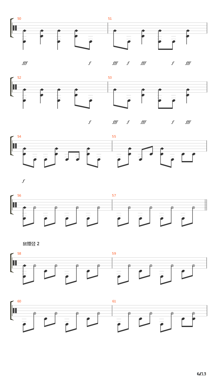 200 Udarov V Minutu吉他谱