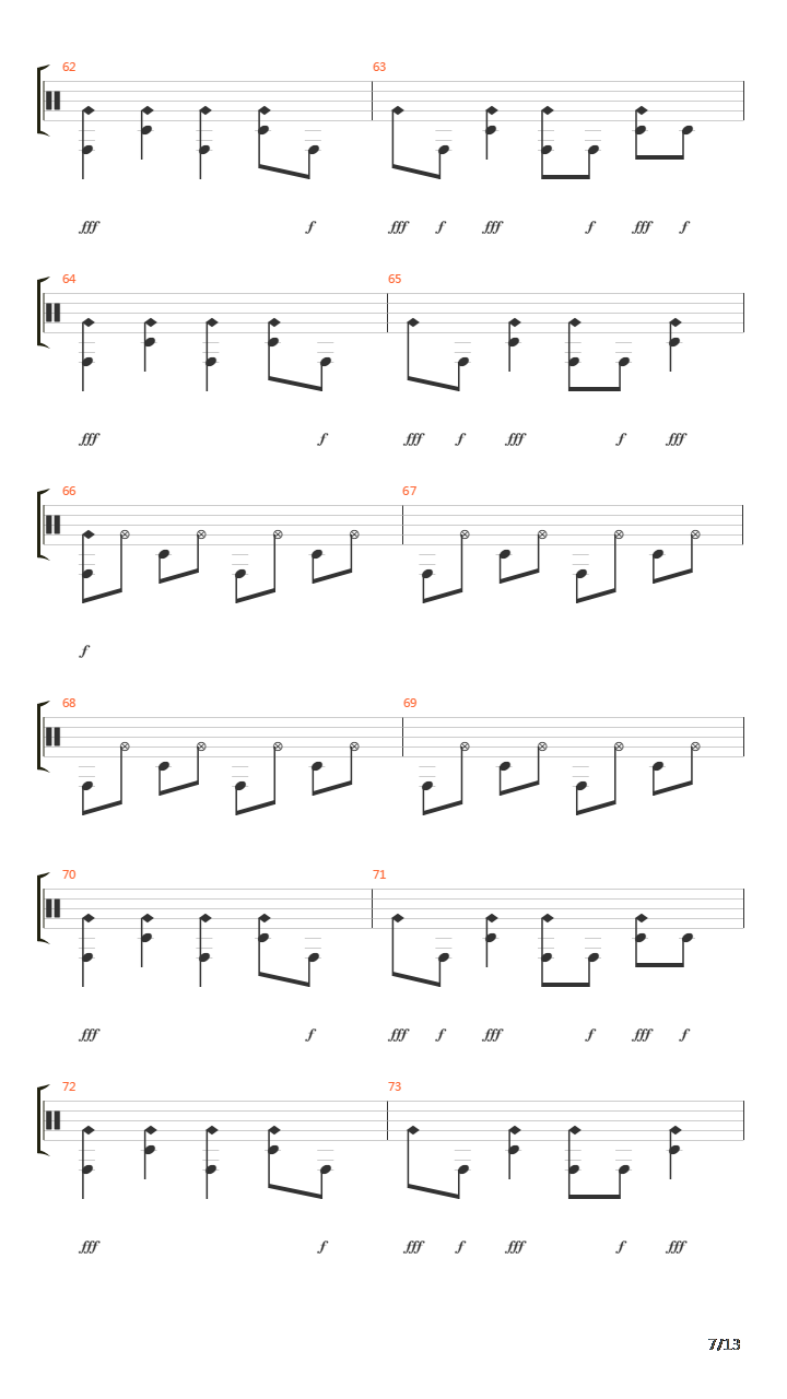 200 Udarov V Minutu吉他谱