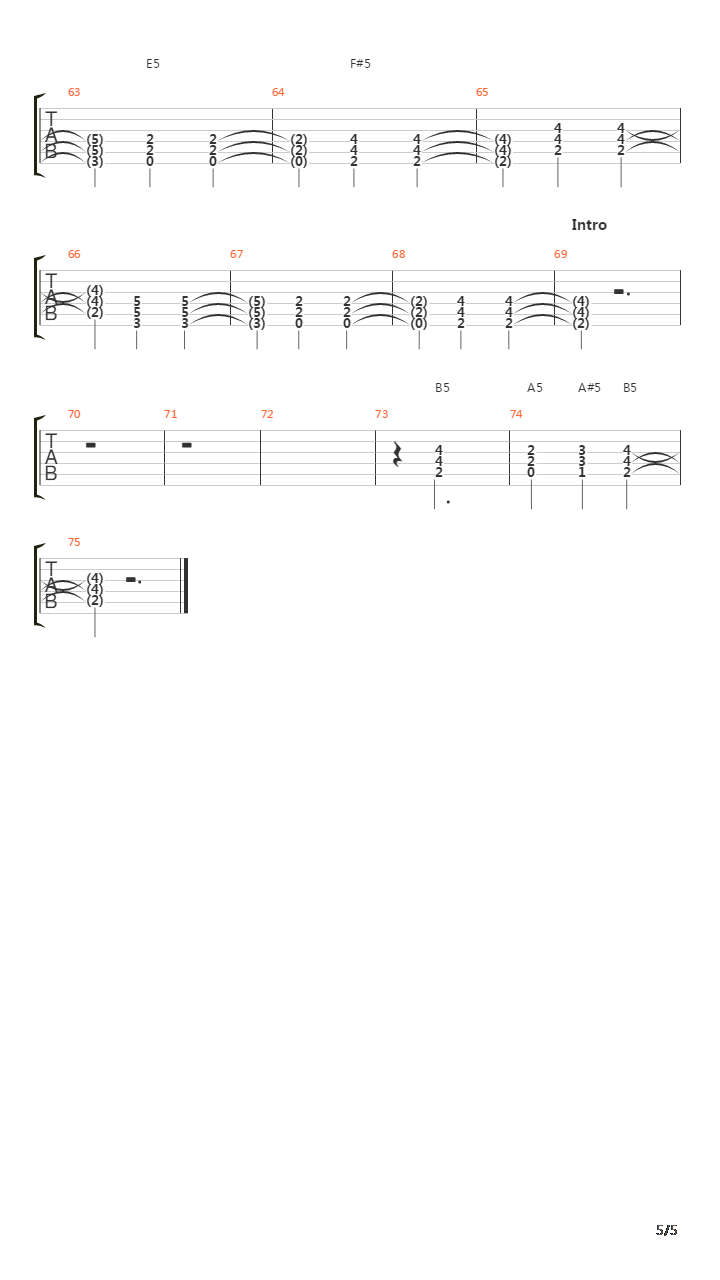 Zu Atrapatu Arte吉他谱