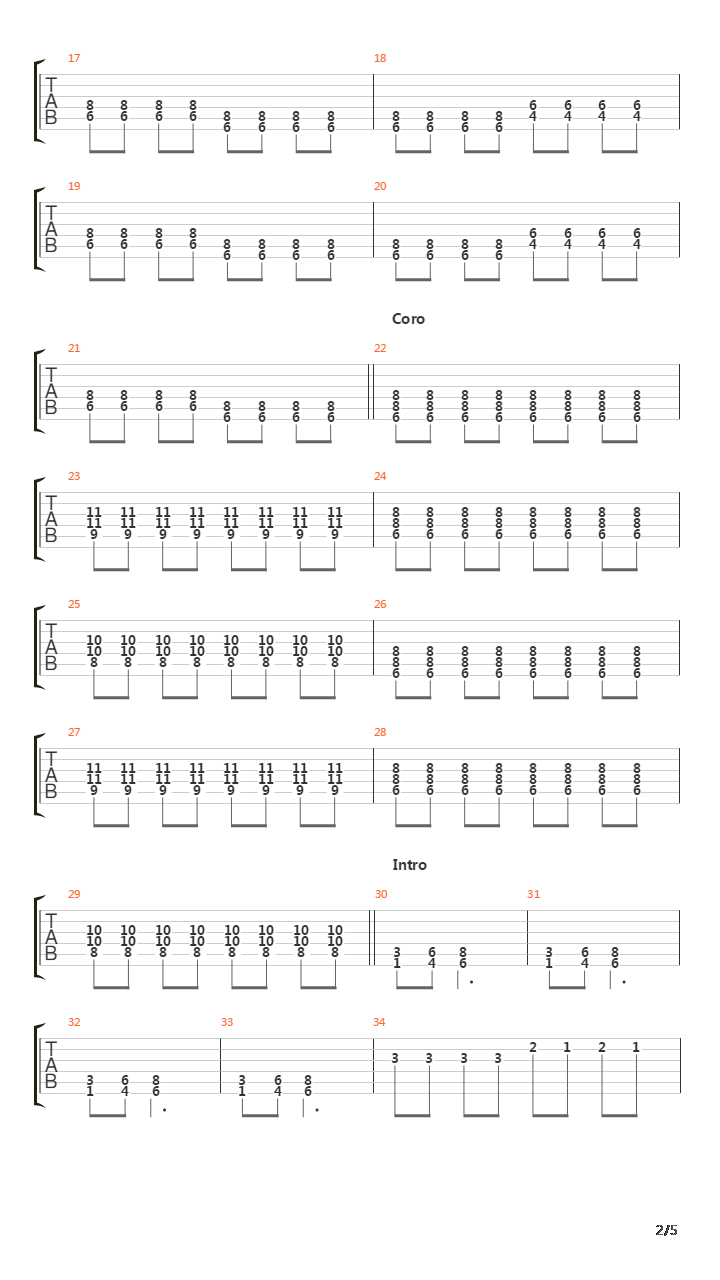 Zu Atrapatu Arte吉他谱