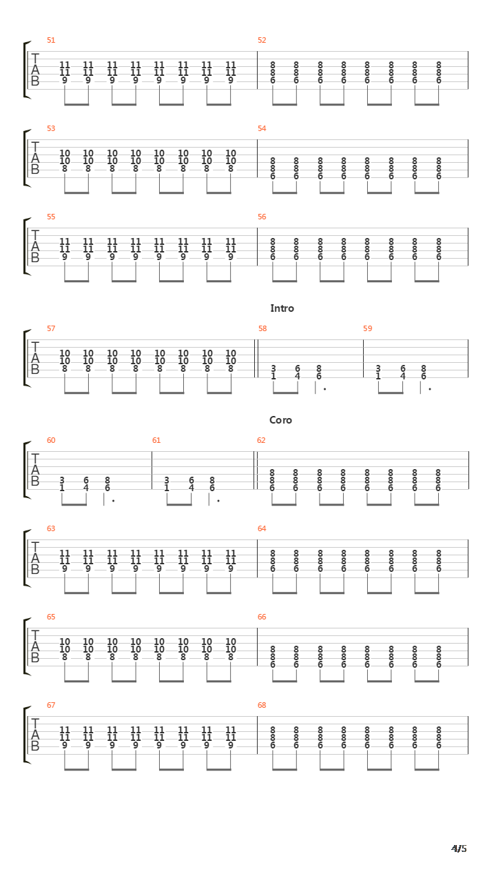 Zu Atrapatu Arte吉他谱