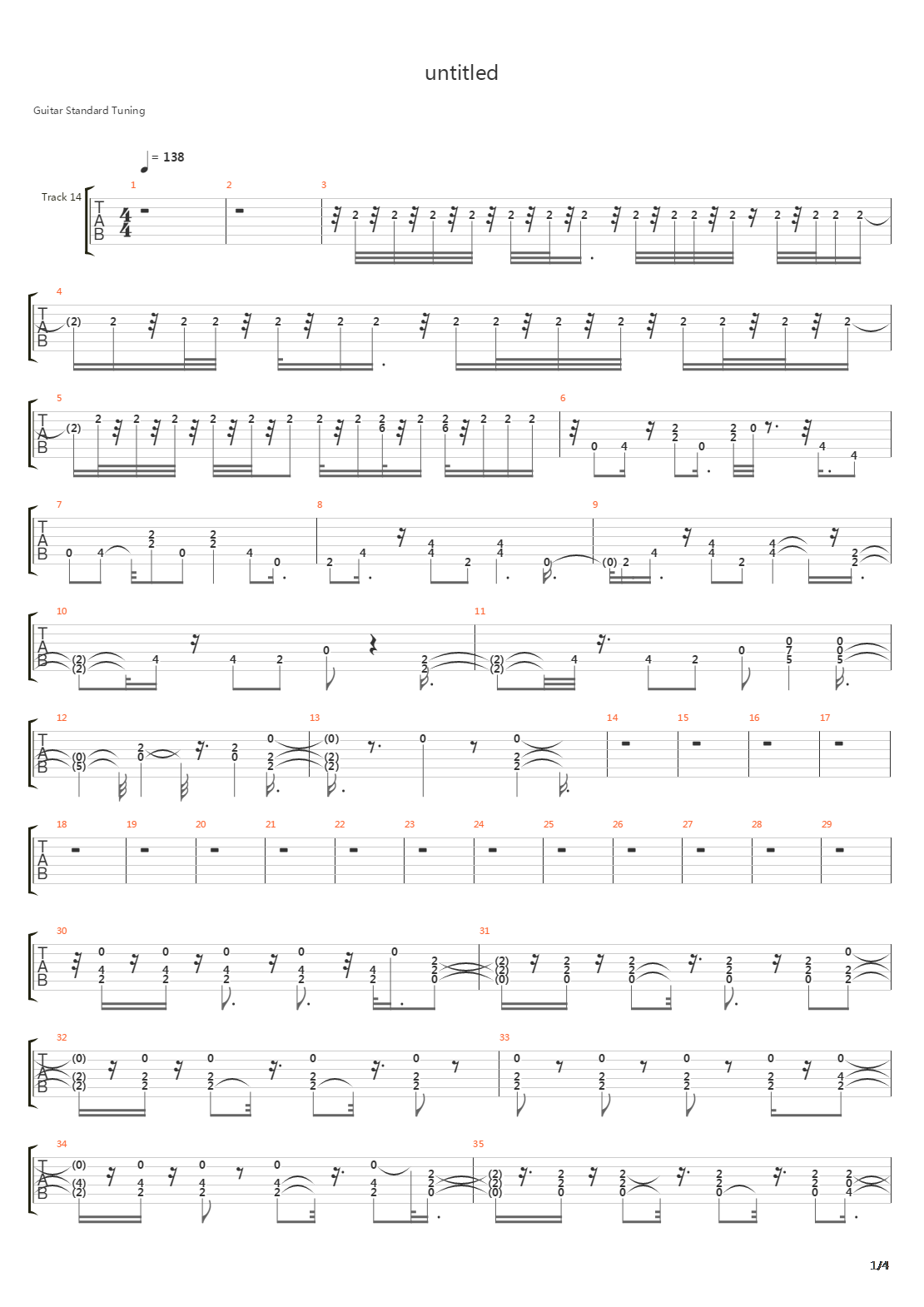 Tendangan Dari Langit吉他谱